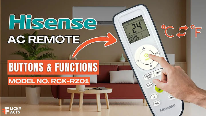 Hisense AC Remote Buttons & Functions (Model No: RCK-RZ01) | Heat Pump Remote Guide