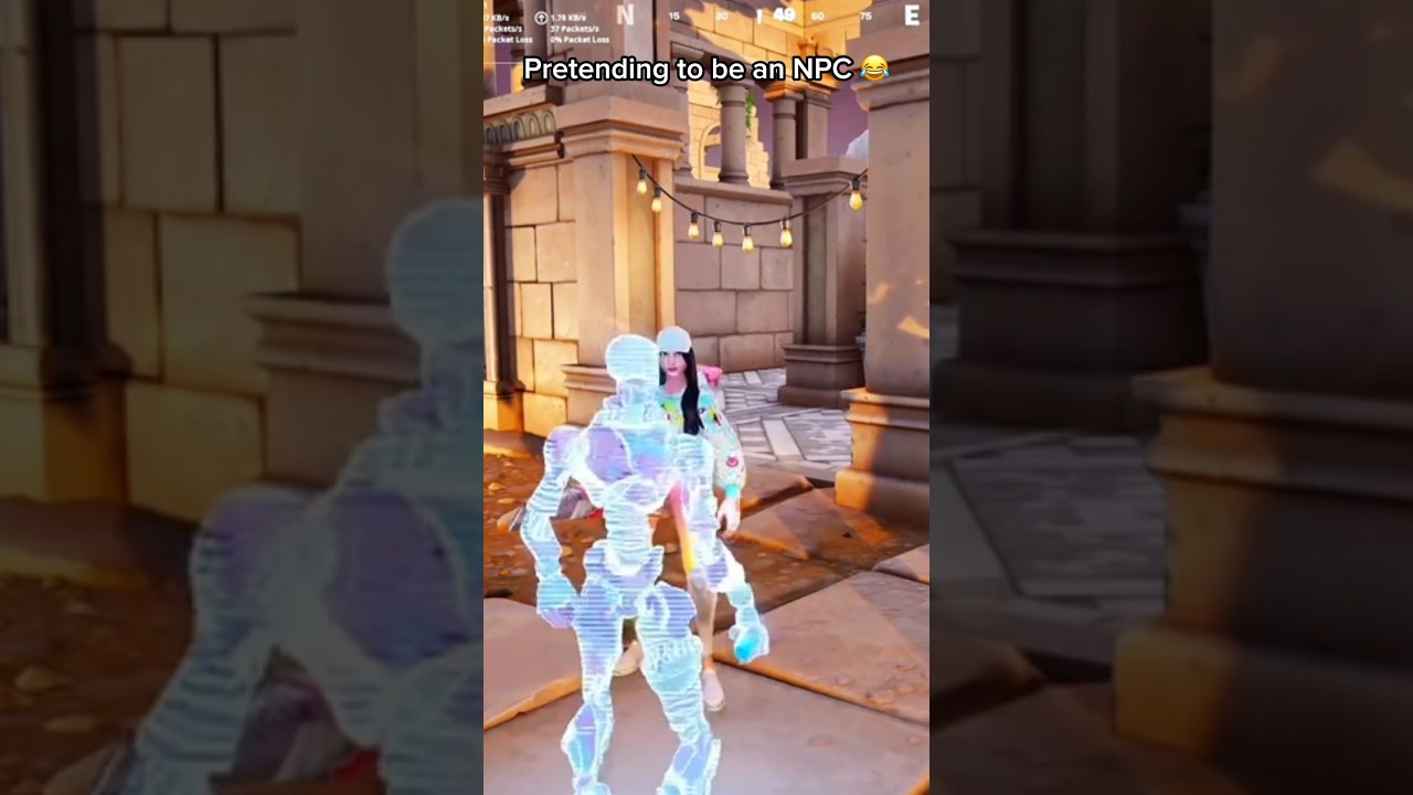 I disguised as NPC 😭🙏 