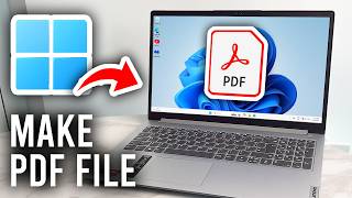 How To Make PDF File In Laptop or PC - Tutorial