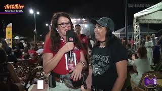 Simone Boechat entrevista Margareth dos Santos - a mamãe Thunderock- Art & Bier 2022, Parque Nanci.