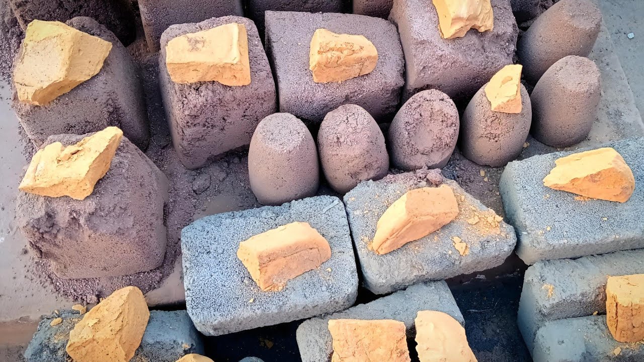 3in1 Series 8/15 🌈 Dusty Crunchy Dry Claypot, Floor,water bucket Crumbling Asmr 