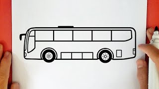 COMO DESENHAR UM ONIBUS