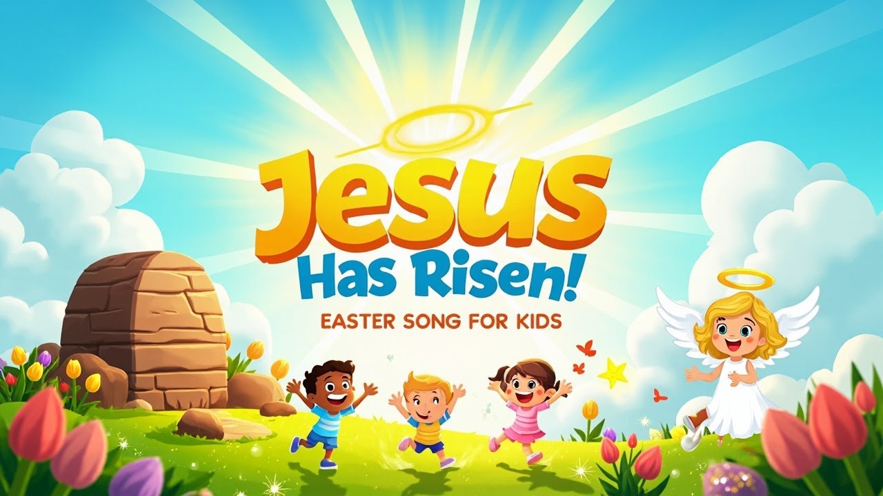Jesus Has Risen! ✝️ Easter Song for Kids | Christian Resurrection Song for Children | He Is Alive!