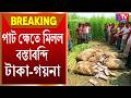 চাষের জমিতে গুপ্তধন! গ্রেফতারের পরেও থামছে না রহস্য! পাট ক্ষেতে মিলল বস্তাবন্দি টাকা-গয়না