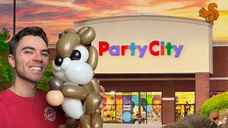 Making A Squirrel With Party Balloons