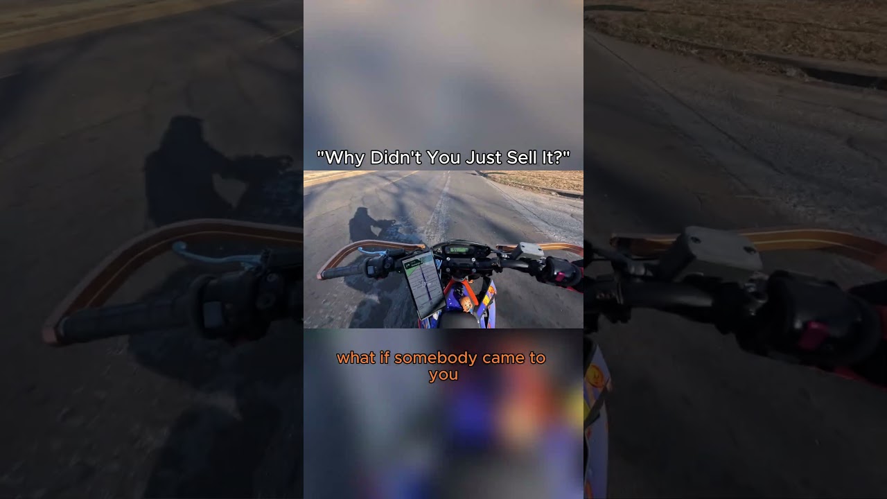 "Почему ты просто не продал это?" 💰