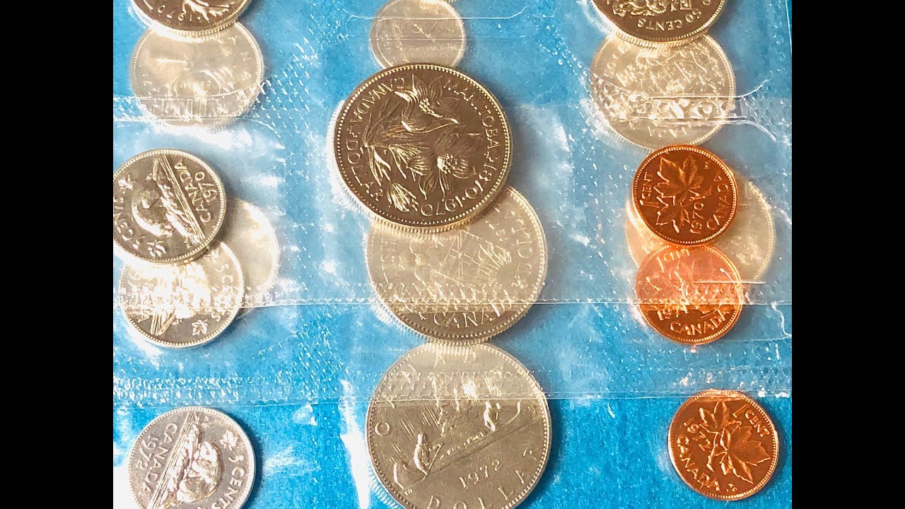 1970,1971,1972 Canada Coins