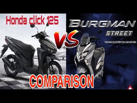 suzuki burgman 125 vs honda click 125