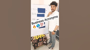 Crazy Business Acronyms Every Entrepreneur Should Know! 🎯 #shorts #youtubeshorts #viralvideo #fypシ