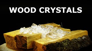 How To Make Beautiful Crystals From Wood & Aluminum Foil