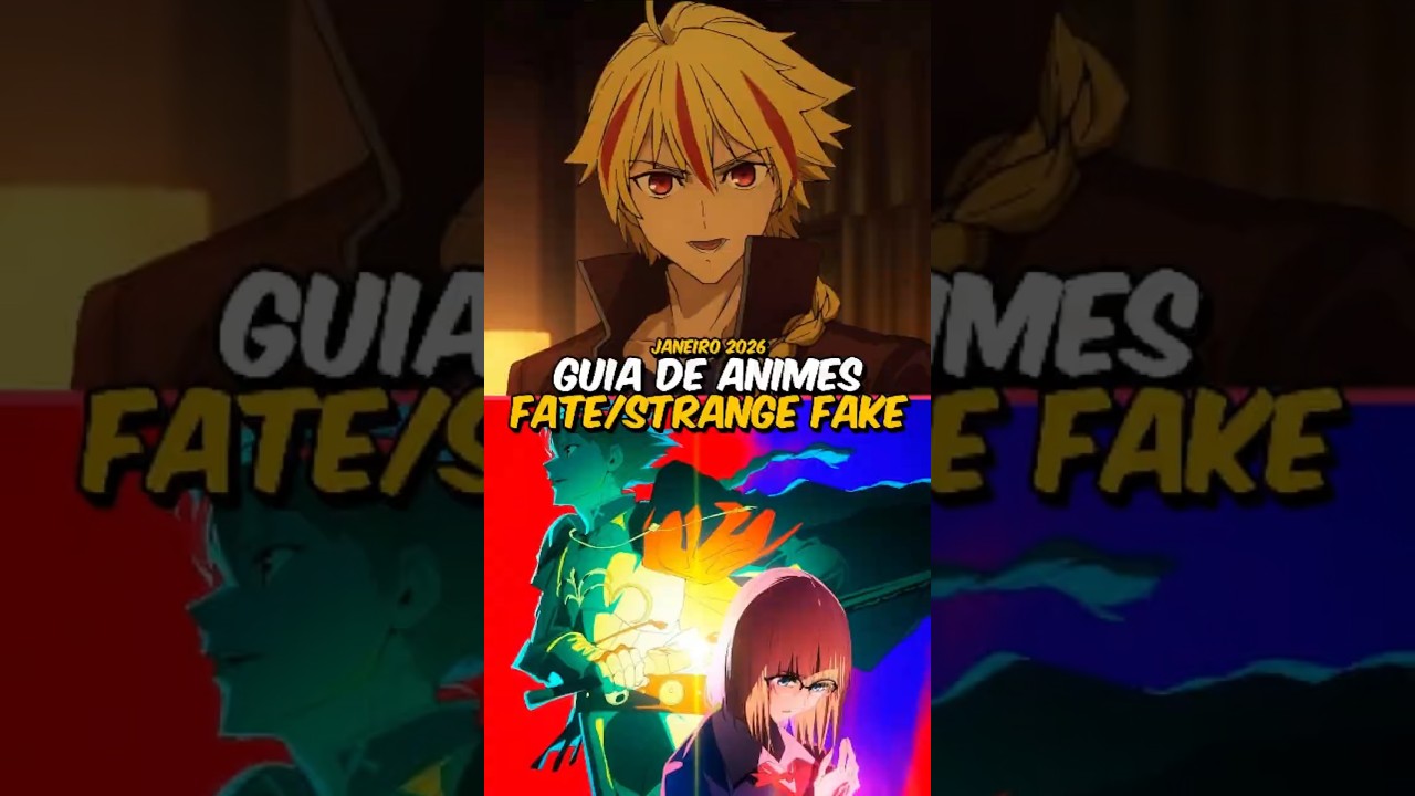 GUIA DE ANIMES DE JANEIRO 2026 | Fate/Strange Fake 