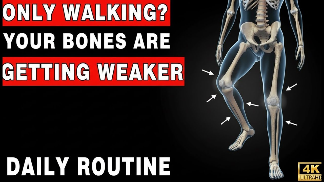 Only Walking? Your Bones Are Getting Weaker | Bone Strength After 50 | Add This Daily!