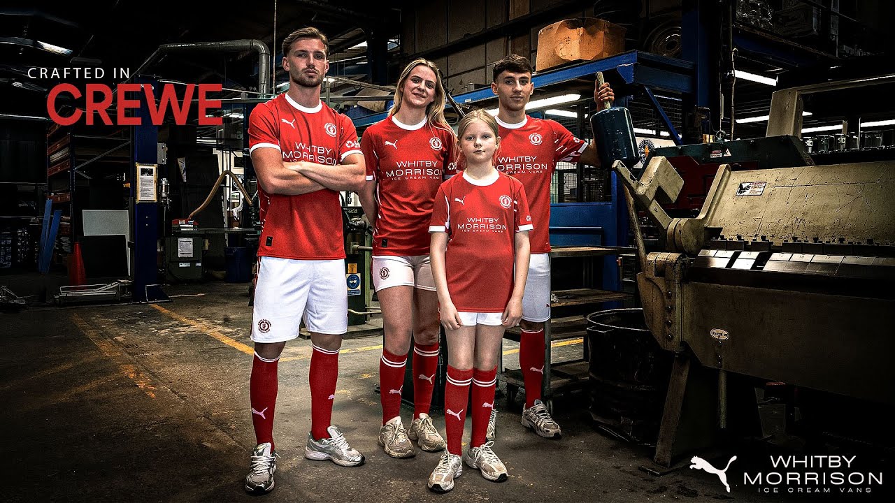 CRAFTED IN CREWE | 2025/26 Crewe Alexandra Kit Reveal