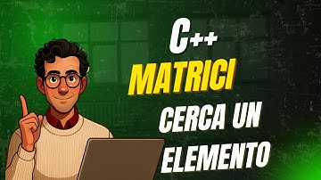 Impara il C++ 10 - cerca un elemento in una matrice