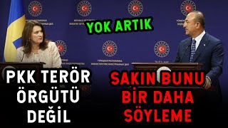 Çavuşoğlu'nun İsveç Tokadı! BUNU NASIL SÖYLERSİN! LAFINA DİKKAT ET