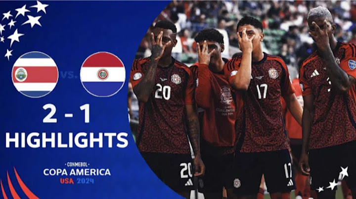 Costa Rica🇨🇷 2—1 Paraguay🇵🇾 | Copa America 2024