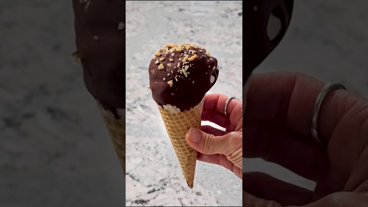 Better Than Store-Bought Drumsticks Ice Cream Cones