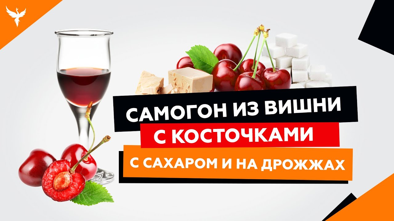 сДЖ 6: Самогон из вишни с косточками, с сахаром и на дрожжах. Как перегнать с сохранением аромата