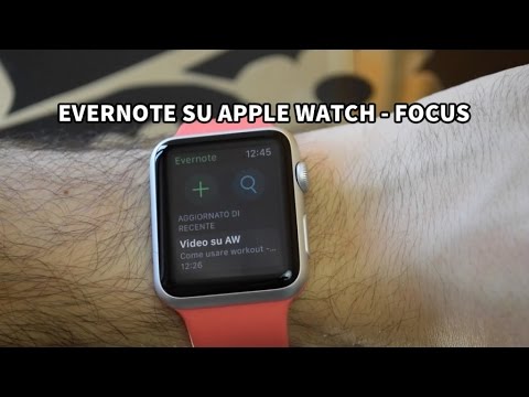Evernote su Apple Watch - Focus - YouTube