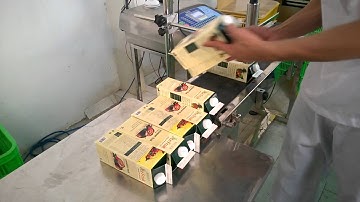 May in phun Linx - in phun date trên hộp thực phẩm, túi pe