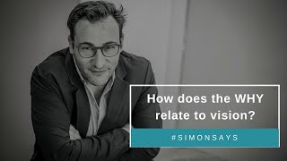 How does the WHY relate to vision?