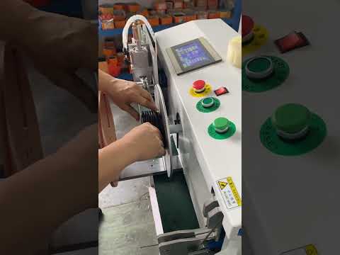 Automatic Meter Counting, Traversing, Cutting, Wire Winding & Tying Machine for Large Roll Split