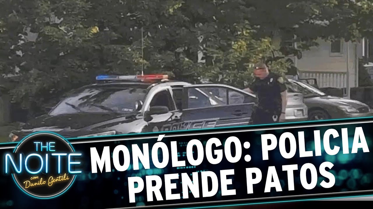 juliana salazar Monólogo: Polícia americana predem patos | The Noite (14/07/17)
