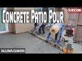 How to pour concrete and install artificial turf part 2