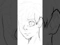 How To Draw A Face 3/4 View From Sketch To Finish | Anime Manga