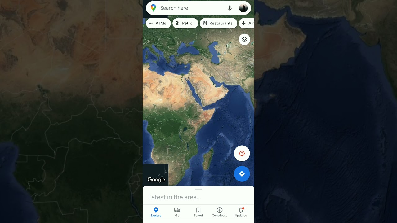 A giant Snake skeleton on Google earth-🐍