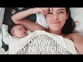 a day in my life with a newborn baby