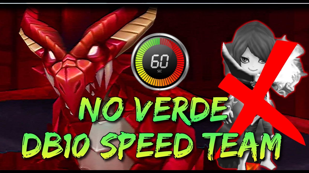Dragons B10 Speed Team under 1 Minute with No Verdehile | Summoners War