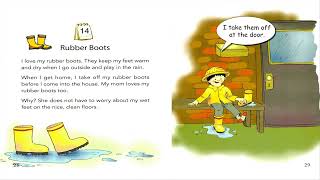 Datos One story a day - Book 2 - Story 14: Rubber boots Guía