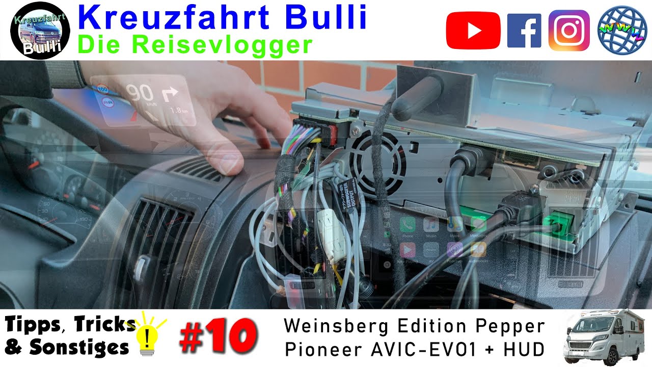 T#10 - Weinsberg Edition Pepper - Pioneer AVIC-EVO1 + Head Up Display