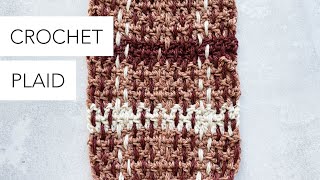 How to Make Crochet Plaid / Tartan