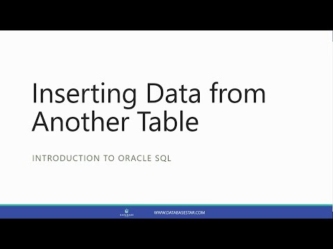 Video: Apa itu insert append di Oracle?