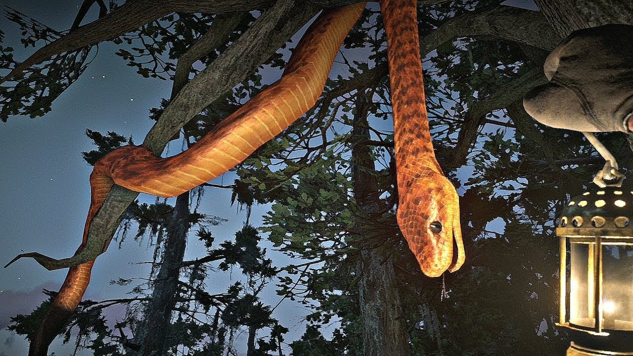 Red Dead 2 Massive Dead Snake YouTube