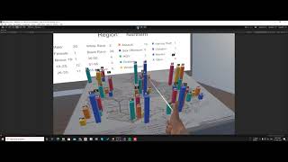 Data Visualization of Baltimore Crime Data using Immersive Virtual Reality