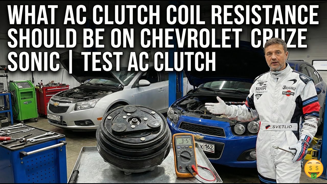 Кондиционер в Chevrolet Cruze/Sonic не работает? Как проверить сопротивление компрессорной катушки?