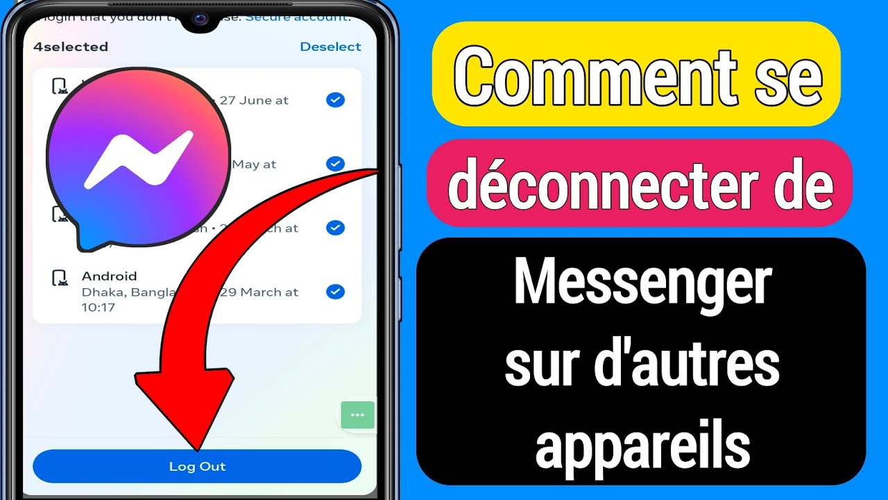 Comment se déconnecter de Facebook Messenger sur d'autres appareils