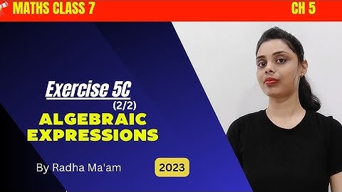 Collins Perfect maths class 7 || Algebraic expressions || Ex.5C