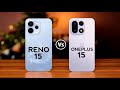 Oppo Reno 15 vs OnePlus 15 🔥 Ultimate Flagship Battle 2025 | Camera, Performance &amp; Design Comparison
