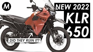 New 2022 Kawasaki KLR650 (& ABS, Traveler, Adventure Editions): Everything You Need To Know!