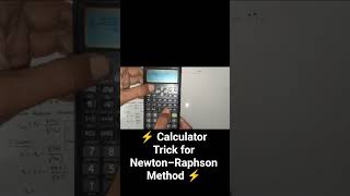 Newton Raphson Calculator Trick | VTU BMATS201 Module 4 | Solve Faster in Exams