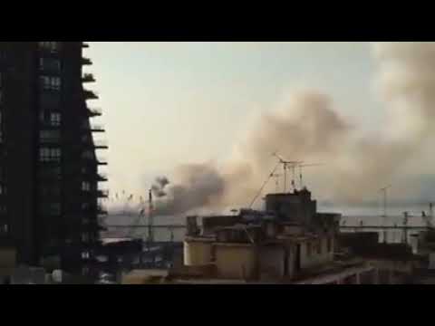 Beirut Explosion Angle #105 [New Video]