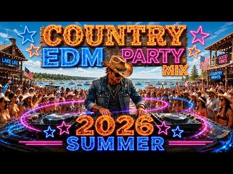 COUNTRY EDM PARTY SUMMER MIX 2026 2 🔥🍻 I 1 Hour Rodeo Beats Music Experience