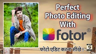 🔥 Perfect Photo Editing With Fotor In Hindi [2024] screenshot 3
