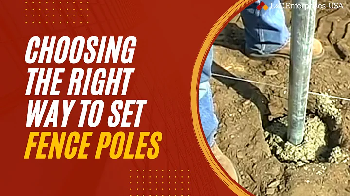 Choosing The Right Way To Set Fence Poles