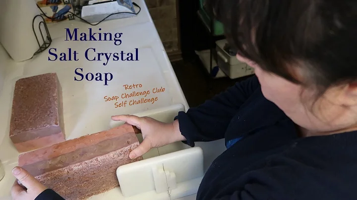 Retro Soap Challenge Club- Salt Crystal Soap. Self...