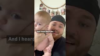 Hilarious Dad Puts Baby to Sleep